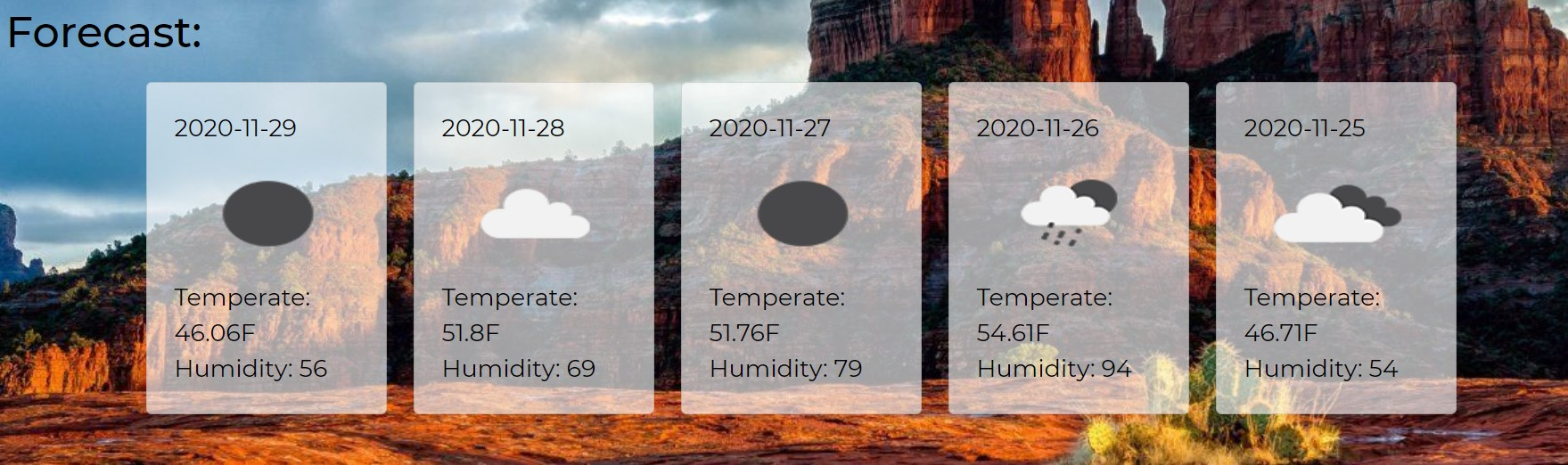 GitHub - ajsnow56/Weather-Dashboard: 06 Server-Side APIs: Weather